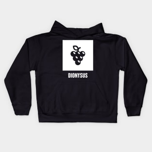 Dionysus | Greek Mythology God Symbol Kids Hoodie